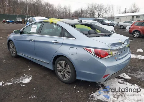 2015 Hyundai Sonata Hybrid Limited z USA, uszkodzony, nr VIN KMHEC4A4XFA132090